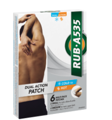 Packaging of RUB·A535™ Dual Action Multi-Pack Patches
