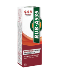 Packaging of RUB·A535™ Maximum Strength Heating Cream