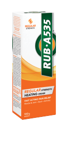 Packaging of RUB·A535™ Regular Strength Heating Cream