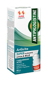 Emballage de la lotion Arthrite extra fort à bille AntiphlogistineMC